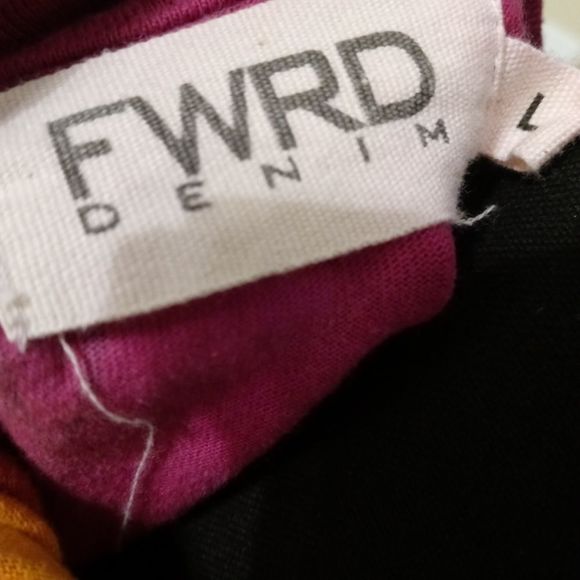🛑Fwrd Denim Women size large tshirt - Picture 8 of 8